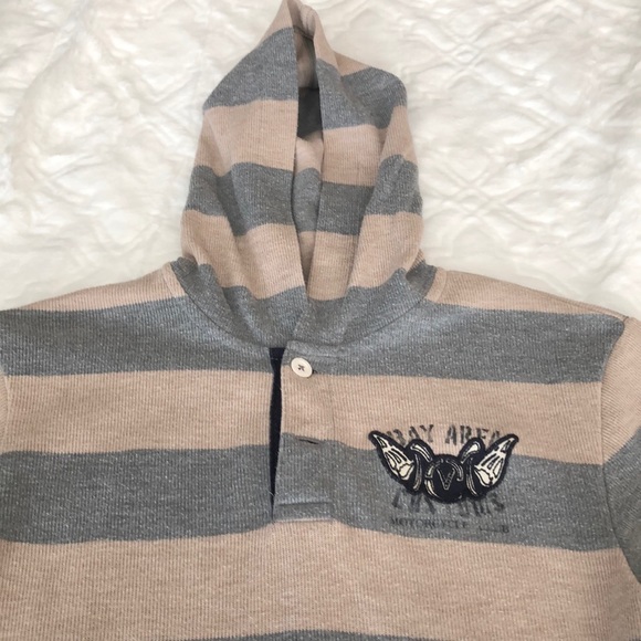 “Bay Area Customs” button front hoodie - Picture 2 of 5